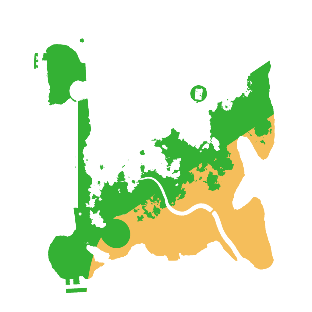 Biome Rust Map: Procedural Map, Size: 3000, Seed: 77453993