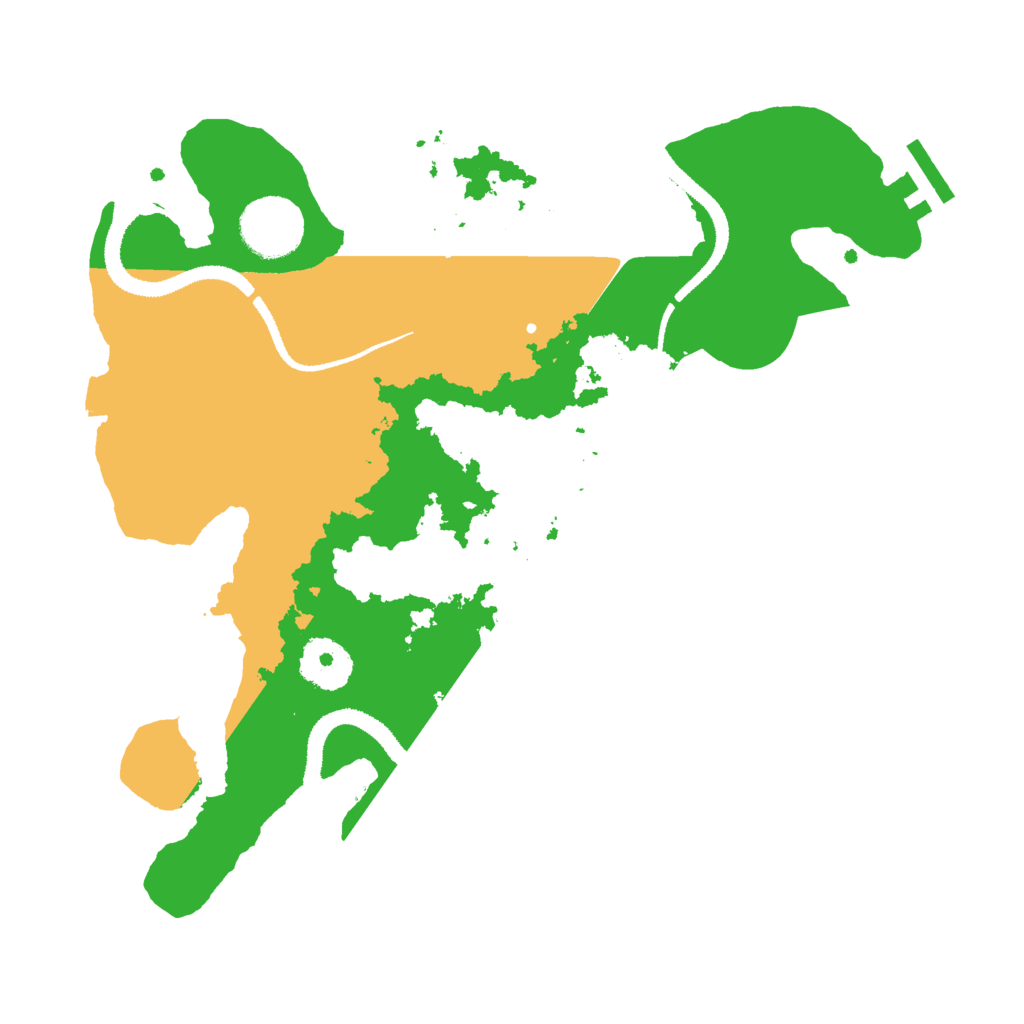 Biome Rust Map: Procedural Map, Size: 3000, Seed: 24689