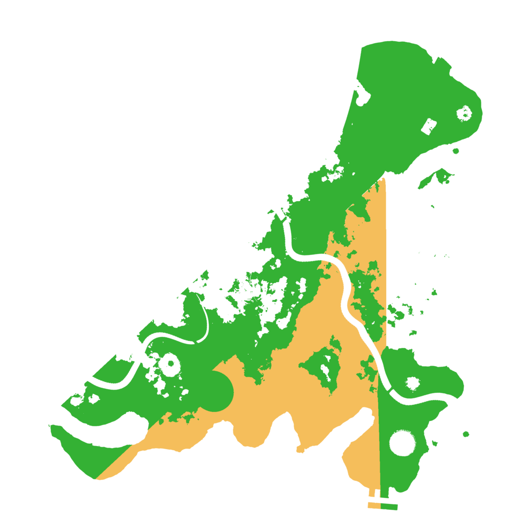 Biome Rust Map: Procedural Map, Size: 3500, Seed: 1004417049