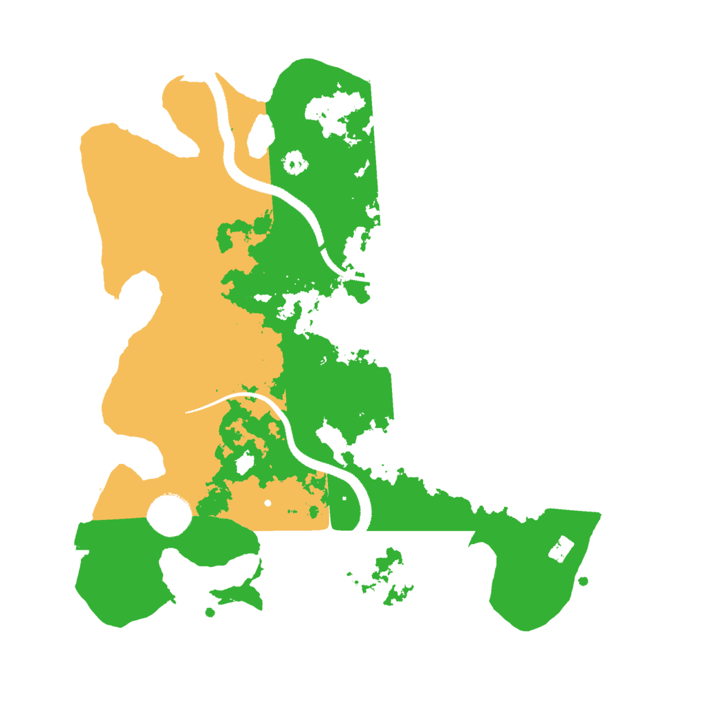 Biome Rust Map: Procedural Map, Size: 3000, Seed: 63398