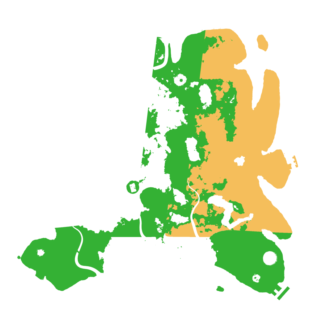 Biome Rust Map: Procedural Map, Size: 4000, Seed: 267405252