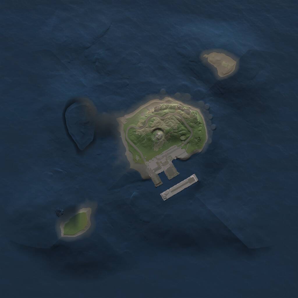 Rust Map: Procedural Map, Size: 1500, Seed: 67890, 2 Monuments