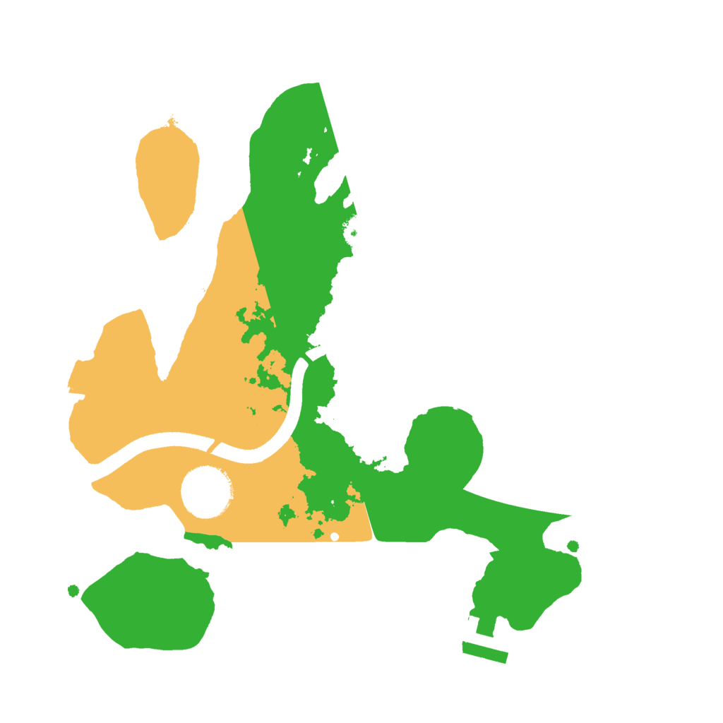 Biome Rust Map: Procedural Map, Size: 2500, Seed: 1253593873