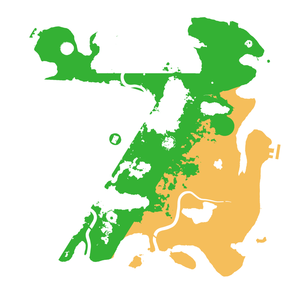 Biome Rust Map: Procedural Map, Size: 4000, Seed: 587709618