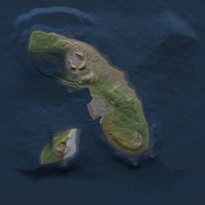 Thumbnail Rust Map: Procedural Map, Size: 1400, Seed: 1778046720, 2 Monuments