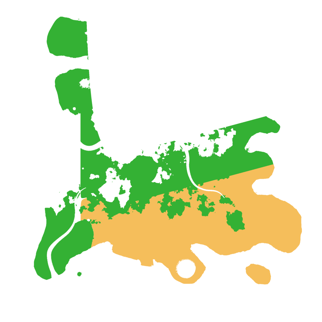 Biome Rust Map: Procedural Map, Size: 3000, Seed: 33692