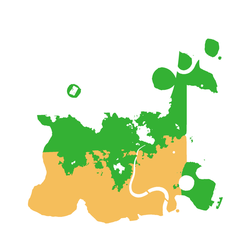 Biome Rust Map: Procedural Map, Size: 3000, Seed: 206159740