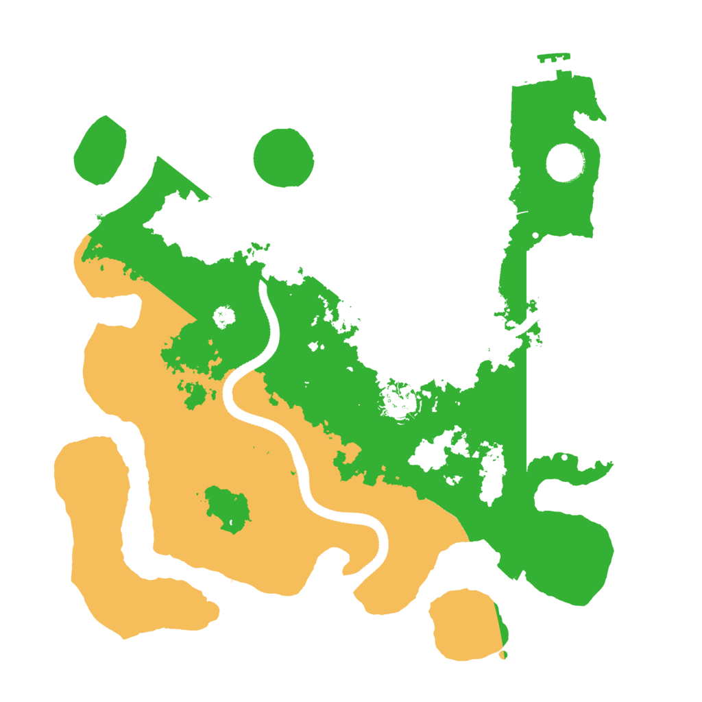 Biome Rust Map: Procedural Map, Size: 3250, Seed: 71483641