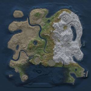 Thumbnail Rust Map: Procedural Map, Size: 3200, Seed: 29, 14 Monuments