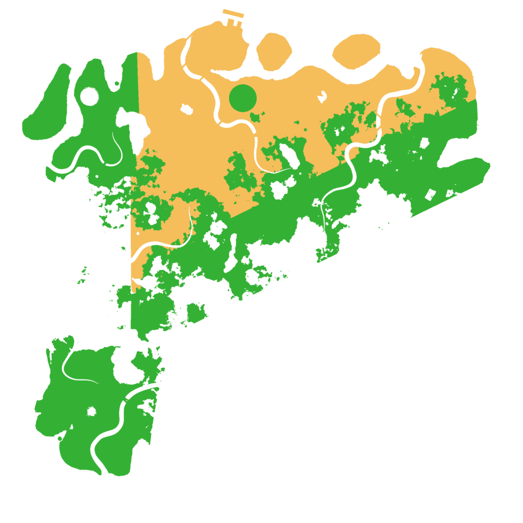 Biome Rust Map: Procedural Map, Size: 5000, Seed: 1840360201
