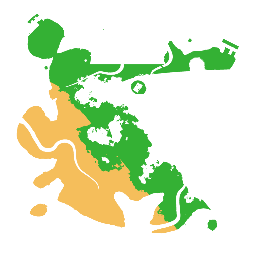 Biome Rust Map: Procedural Map, Size: 3000, Seed: 6363