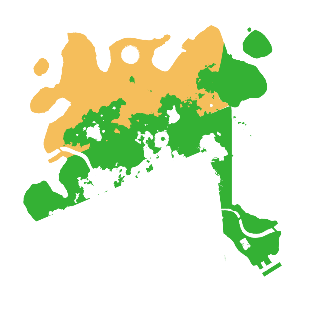 Biome Rust Map: Procedural Map, Size: 3000, Seed: 384151847