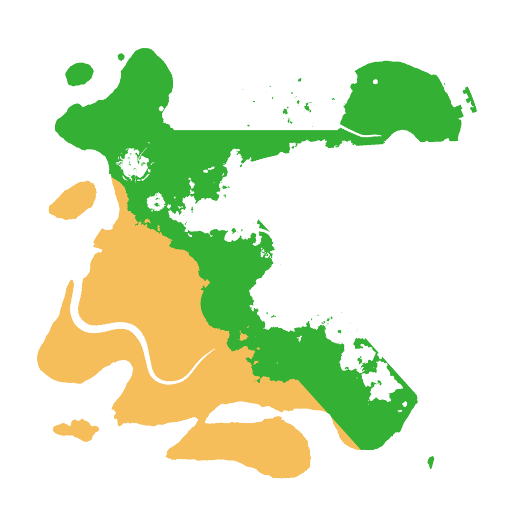 Biome Rust Map: Procedural Map, Size: 3000, Seed: 102334585
