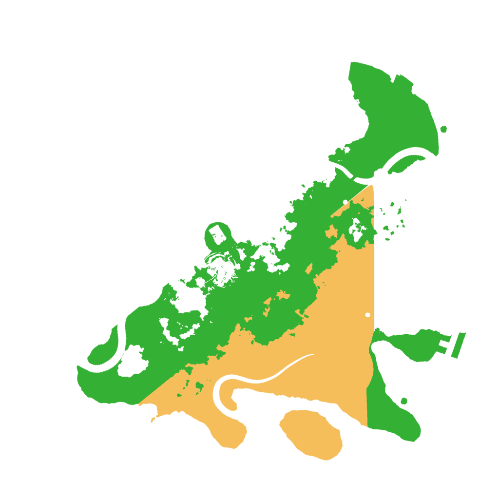 Biome Rust Map: Procedural Map, Size: 3000, Seed: 22185760