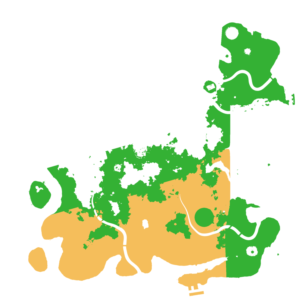 Biome Rust Map: Procedural Map, Size: 4250, Seed: 504222812