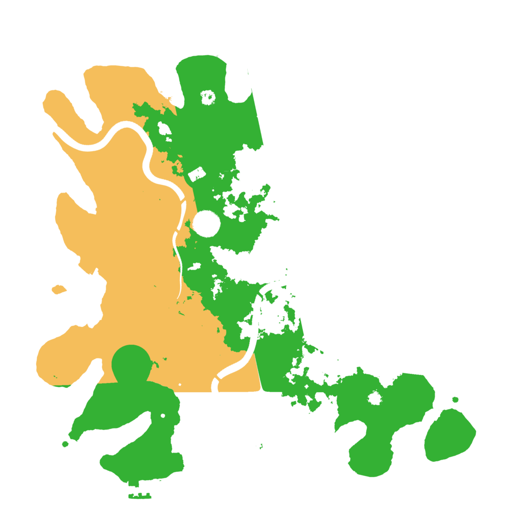 Biome Rust Map: Procedural Map, Size: 3500, Seed: 1189921683