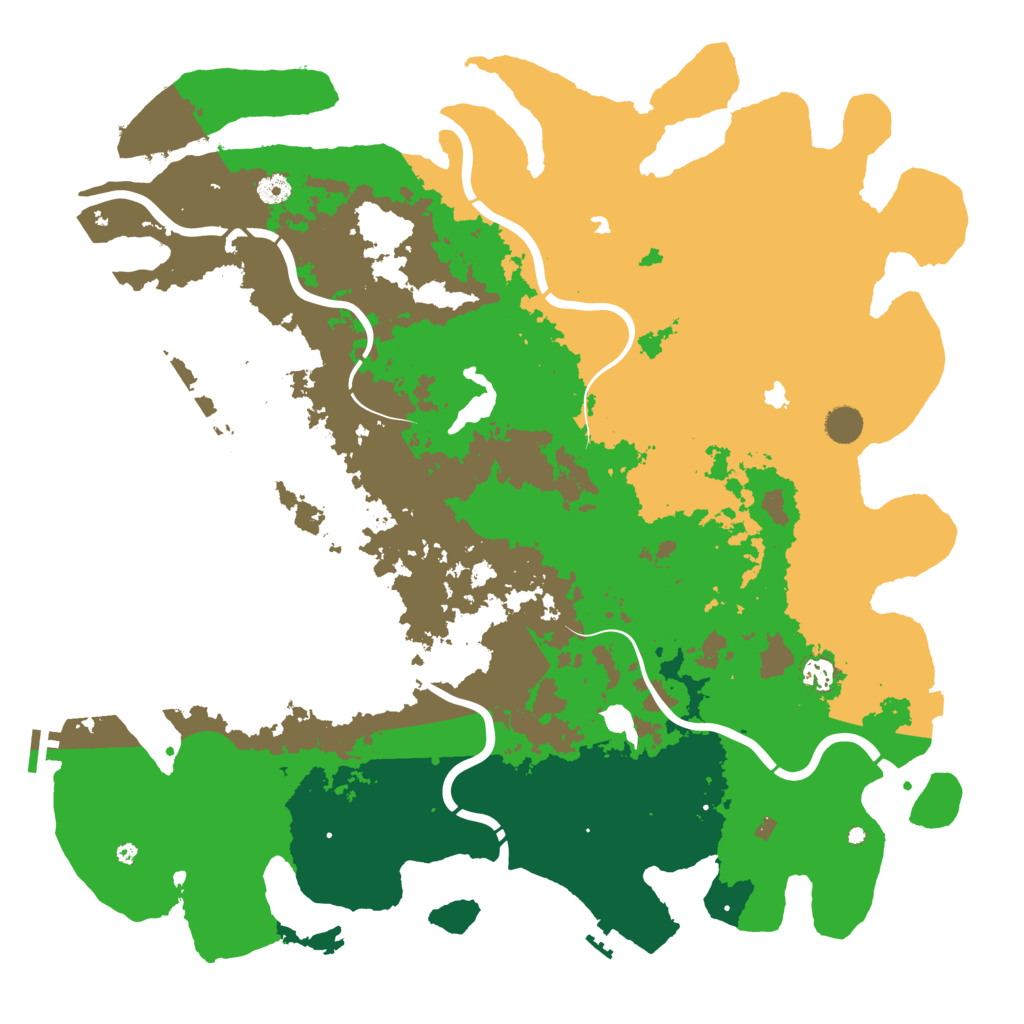 Biome Rust Map: Procedural Map, Size: 4800, Seed: 359758493