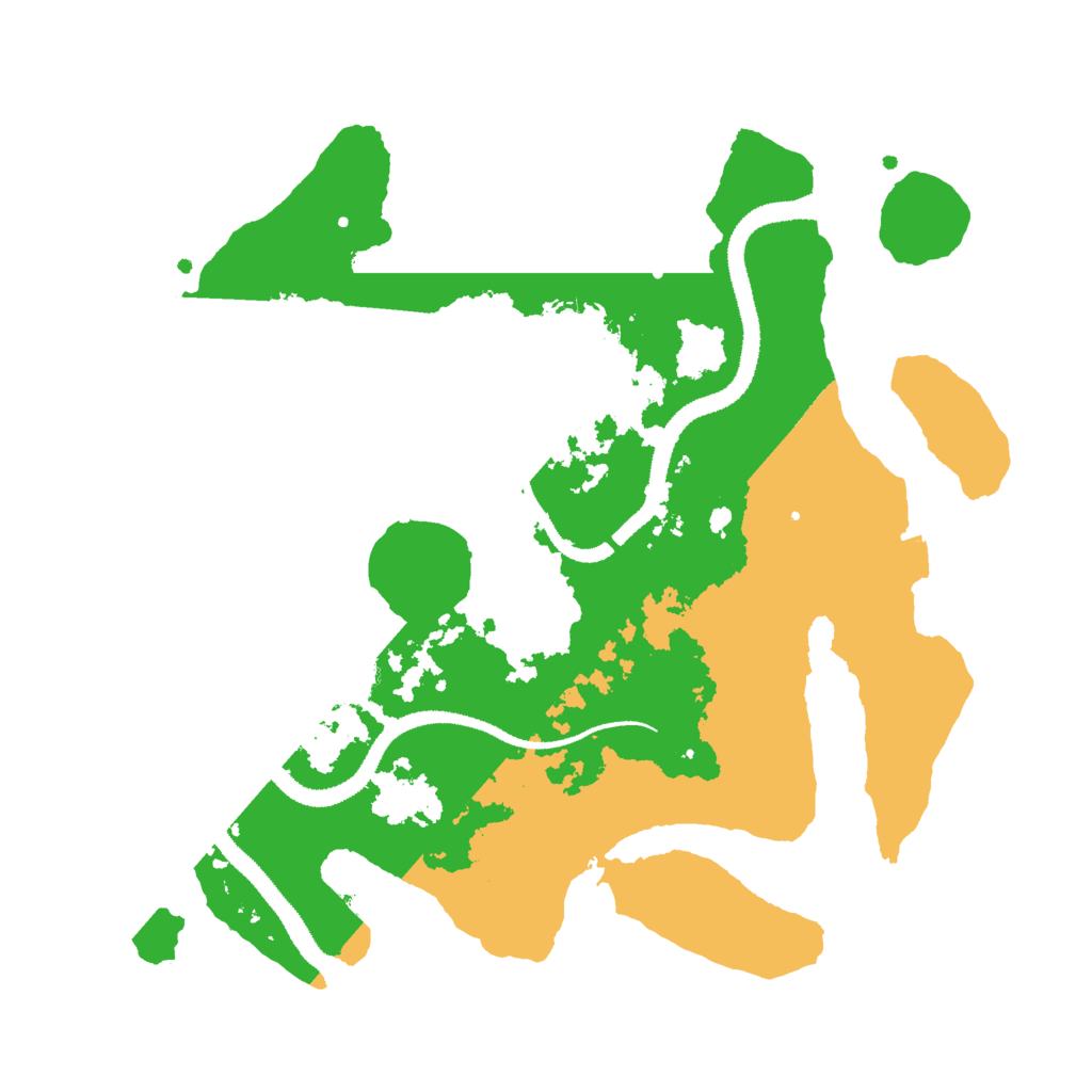 Biome Rust Map: Procedural Map, Size: 3000, Seed: 92695