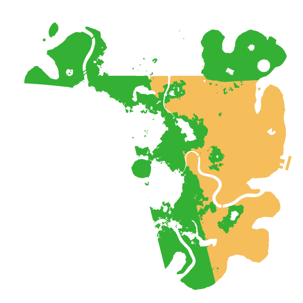 Biome Rust Map: Procedural Map, Size: 4250, Seed: 1302997338