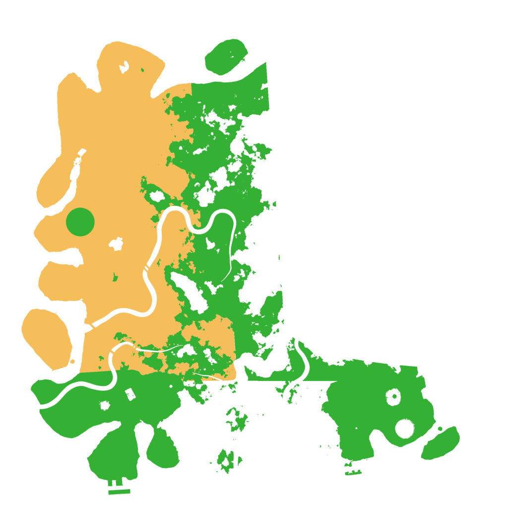 Biome Rust Map: Procedural Map, Size: 4700, Seed: 1560471964