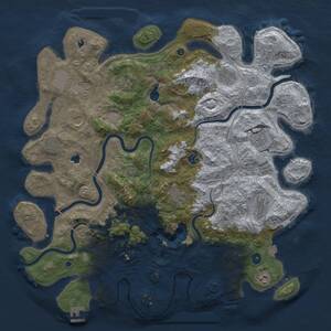 Thumbnail Rust Map: Procedural Map, Size: 4700, Seed: 1560471964, 17 Monuments