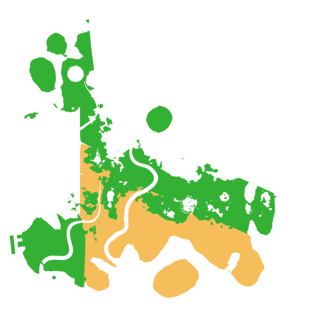 Biome Rust Map: Procedural Map, Size: 3500, Seed: 1825269132
