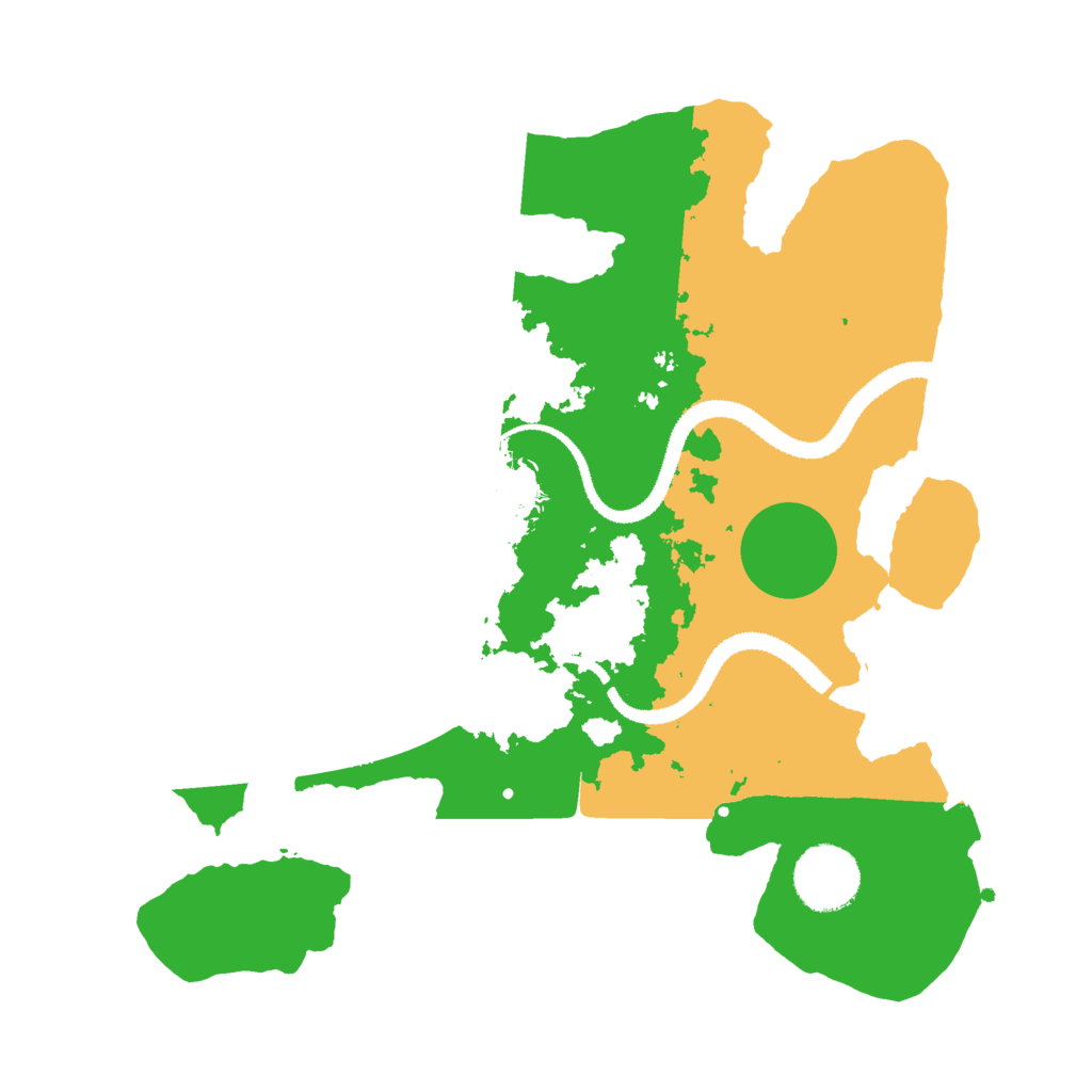 Biome Rust Map: Procedural Map, Size: 3000, Seed: 95983803