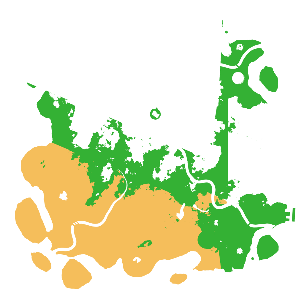 Biome Rust Map: Procedural Map, Size: 4500, Seed: 2145809548