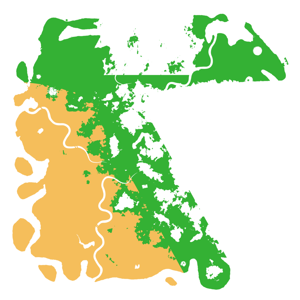 Biome Rust Map: Procedural Map, Size: 6000, Seed: 1456319667