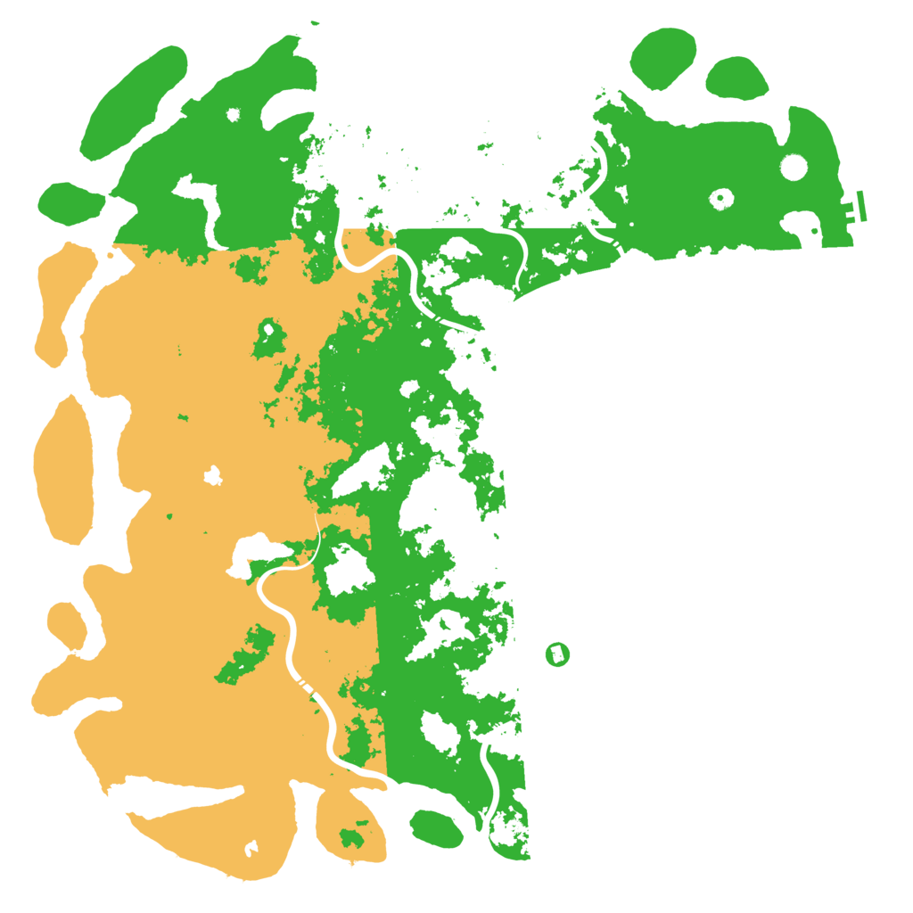 Biome Rust Map: Procedural Map, Size: 6000, Seed: 989869804