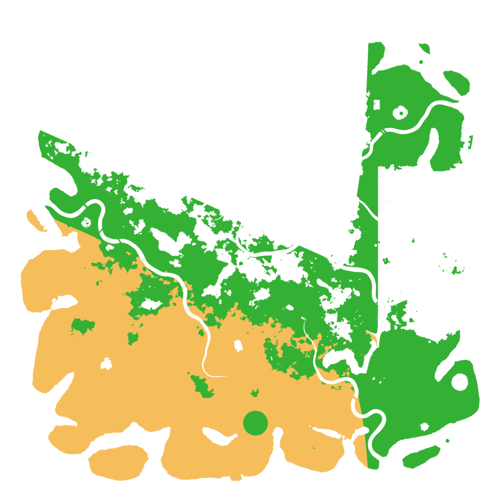 Biome Rust Map: Procedural Map, Size: 5400, Seed: 37654