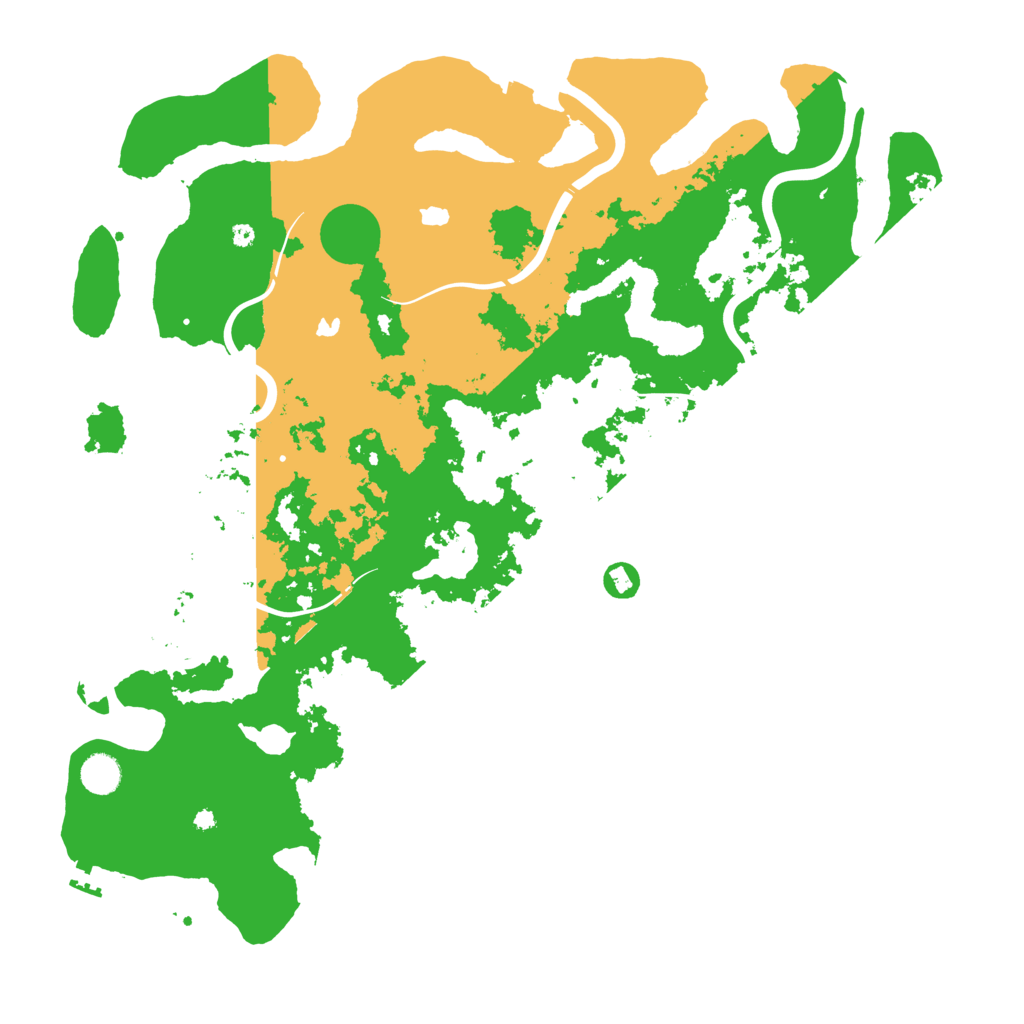 Biome Rust Map: Procedural Map, Size: 4500, Seed: 9812513