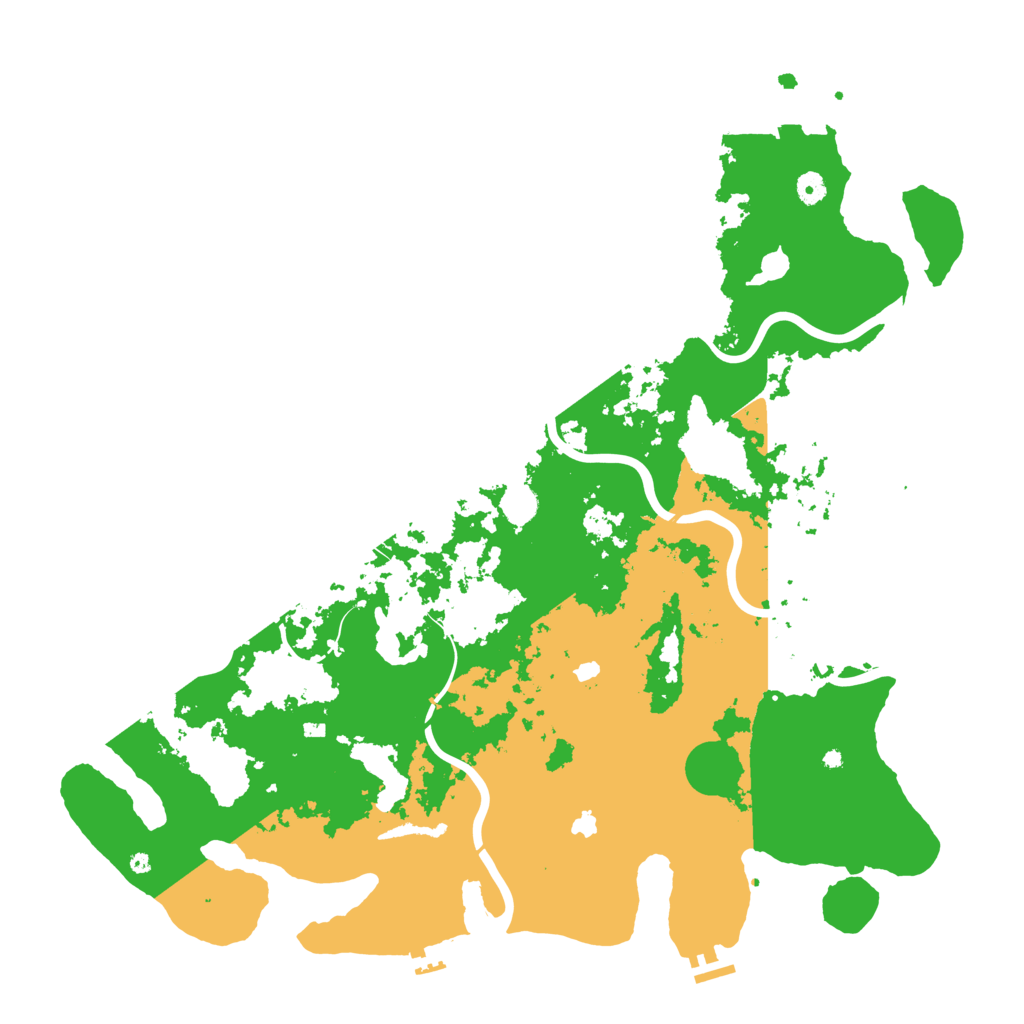 Biome Rust Map: Procedural Map, Size: 5000, Seed: 1307401948