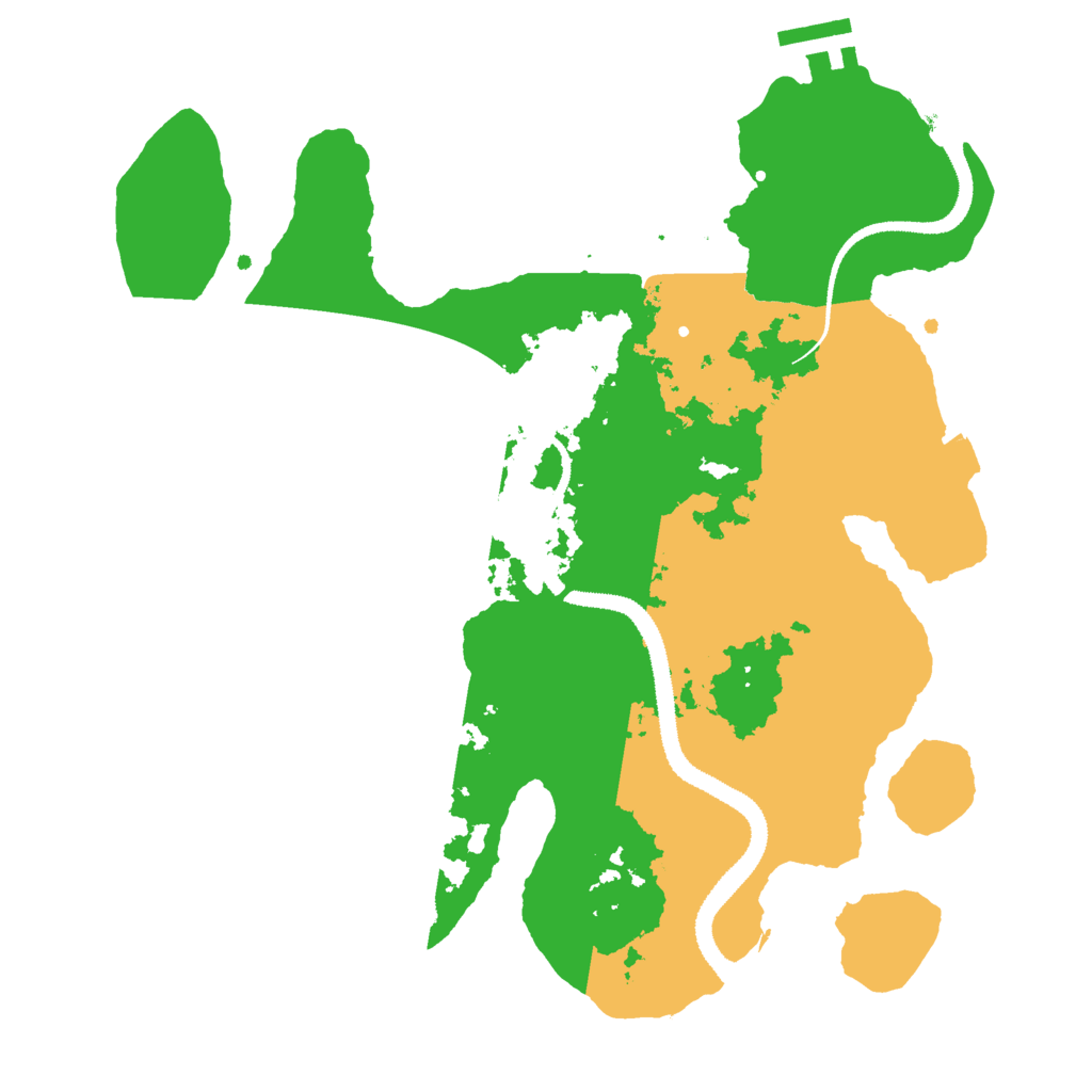 Biome Rust Map: Procedural Map, Size: 3000, Seed: 845524936