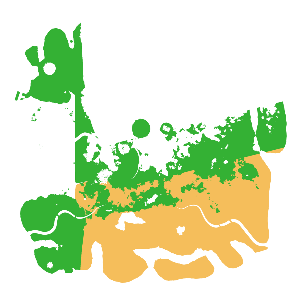 Biome Rust Map: Procedural Map, Size: 4350, Seed: 42654387