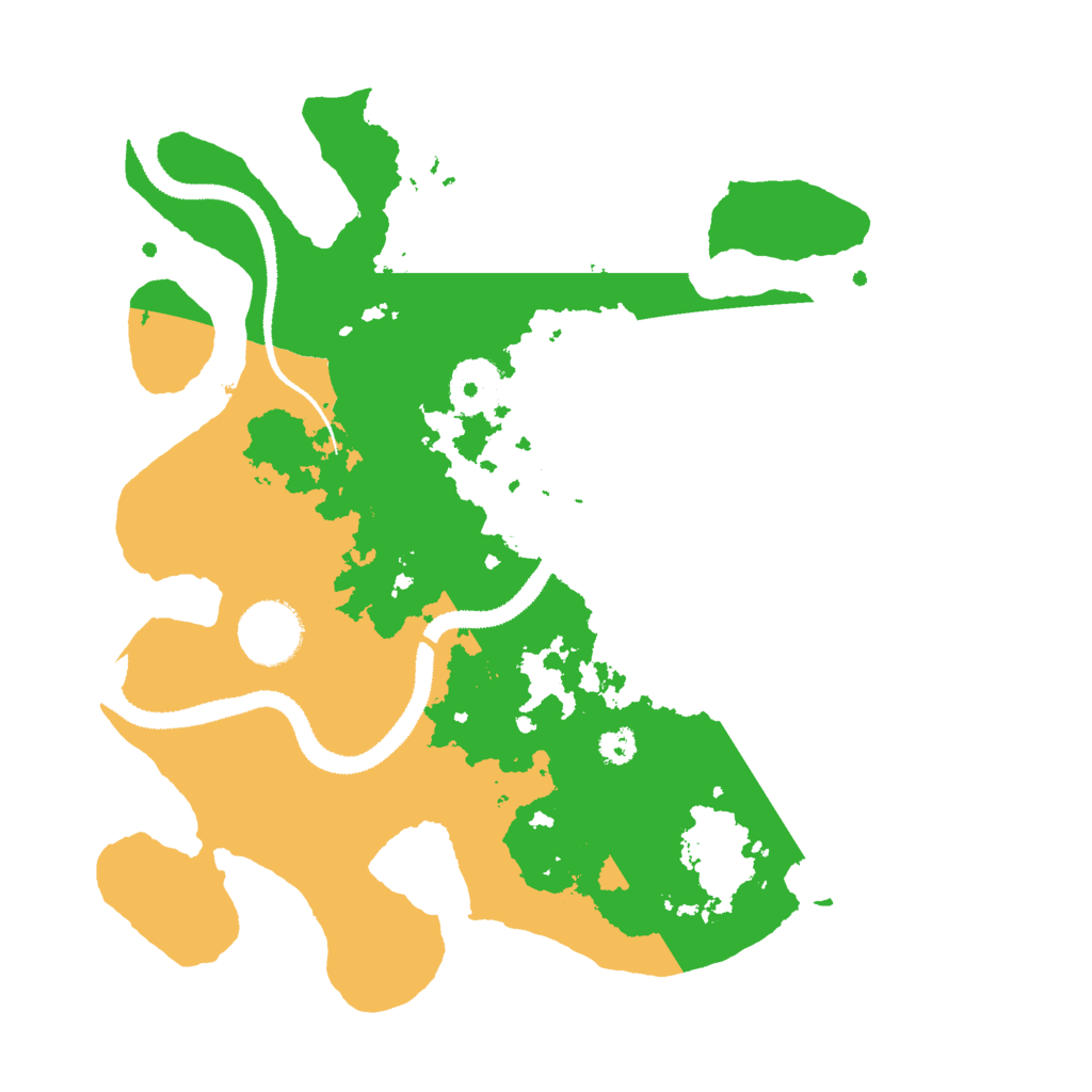 Biome Rust Map: Procedural Map, Size: 3000, Seed: 1307421751