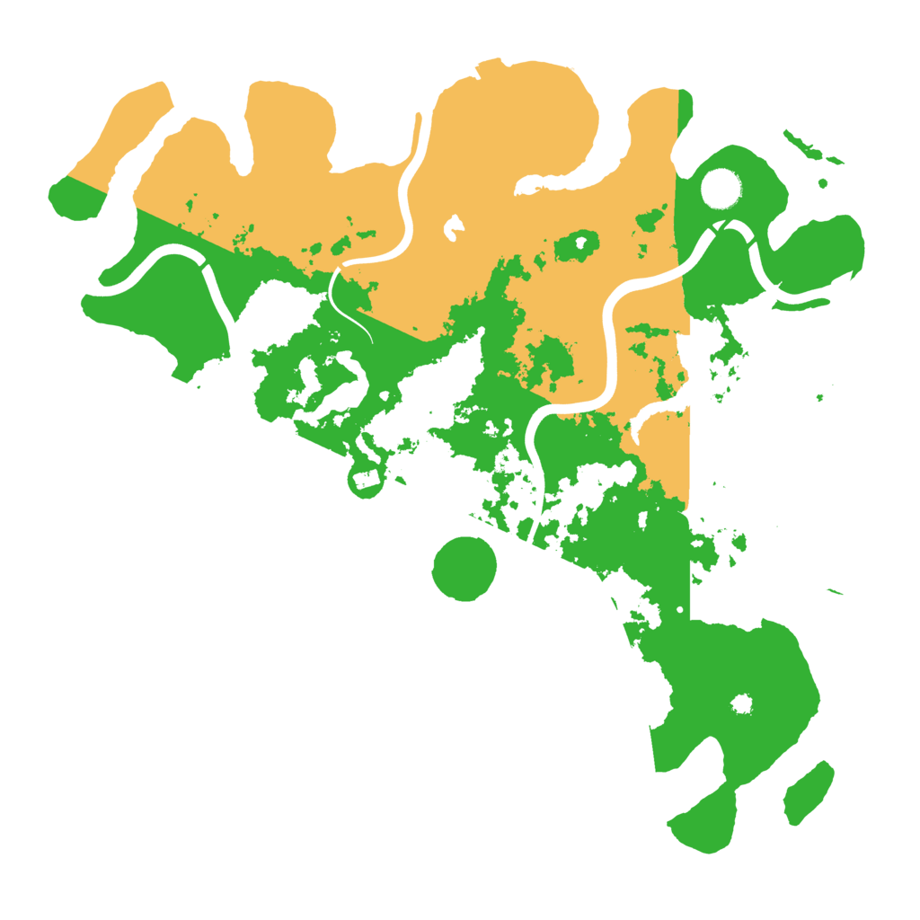 Biome Rust Map: Procedural Map, Size: 4000, Seed: 17174