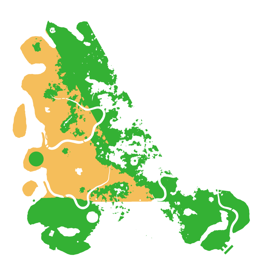 Biome Rust Map: Procedural Map, Size: 4800, Seed: 498796655