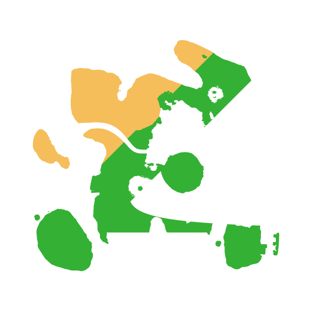 Biome Rust Map: Procedural Map, Size: 2100, Seed: 300000