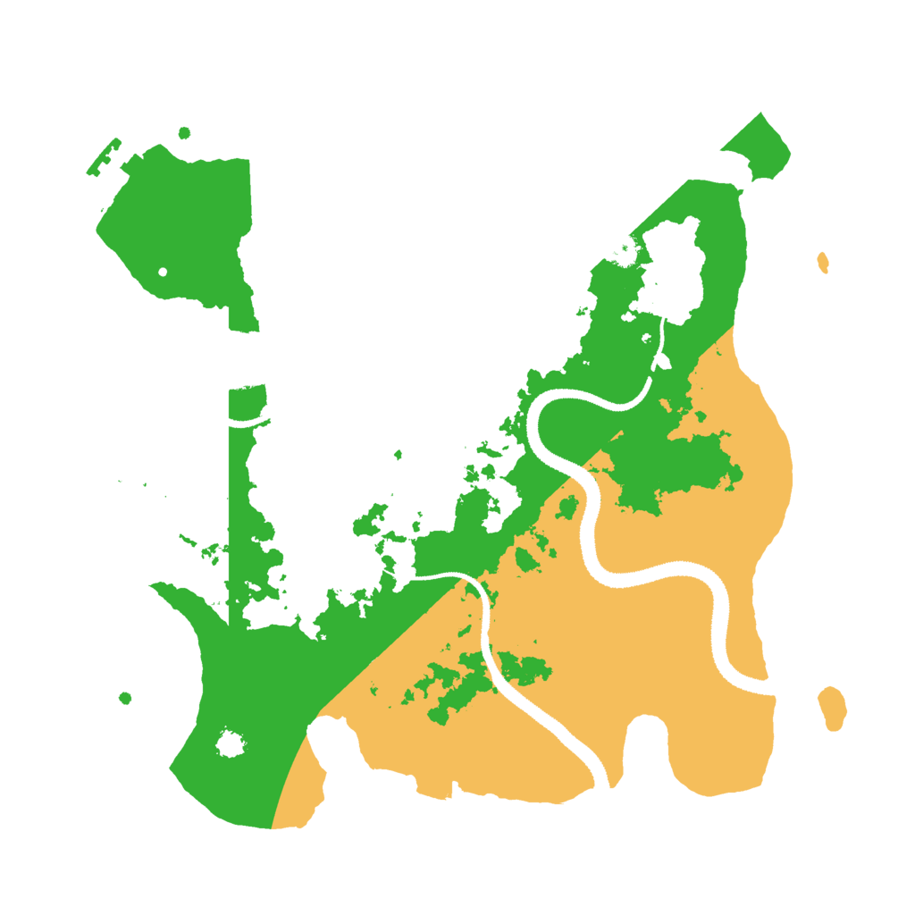 Biome Rust Map: Procedural Map, Size: 3000, Seed: 929224452