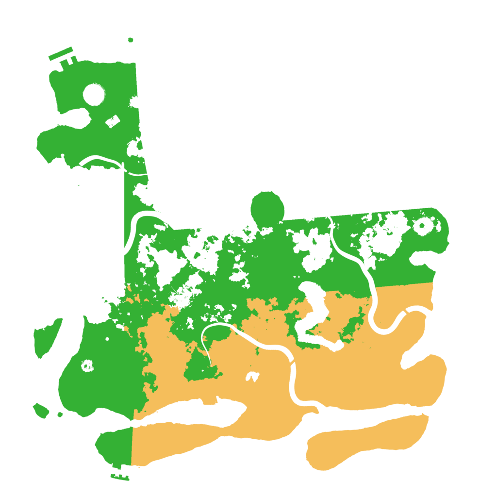 Biome Rust Map: Procedural Map, Size: 4000, Seed: 3467915