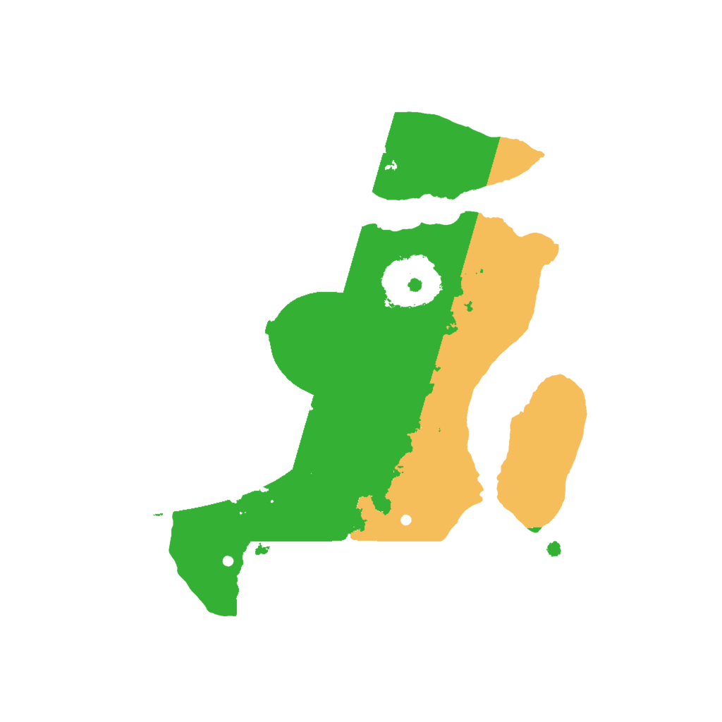 Biome Rust Map: Procedural Map, Size: 2000, Seed: 1952193184