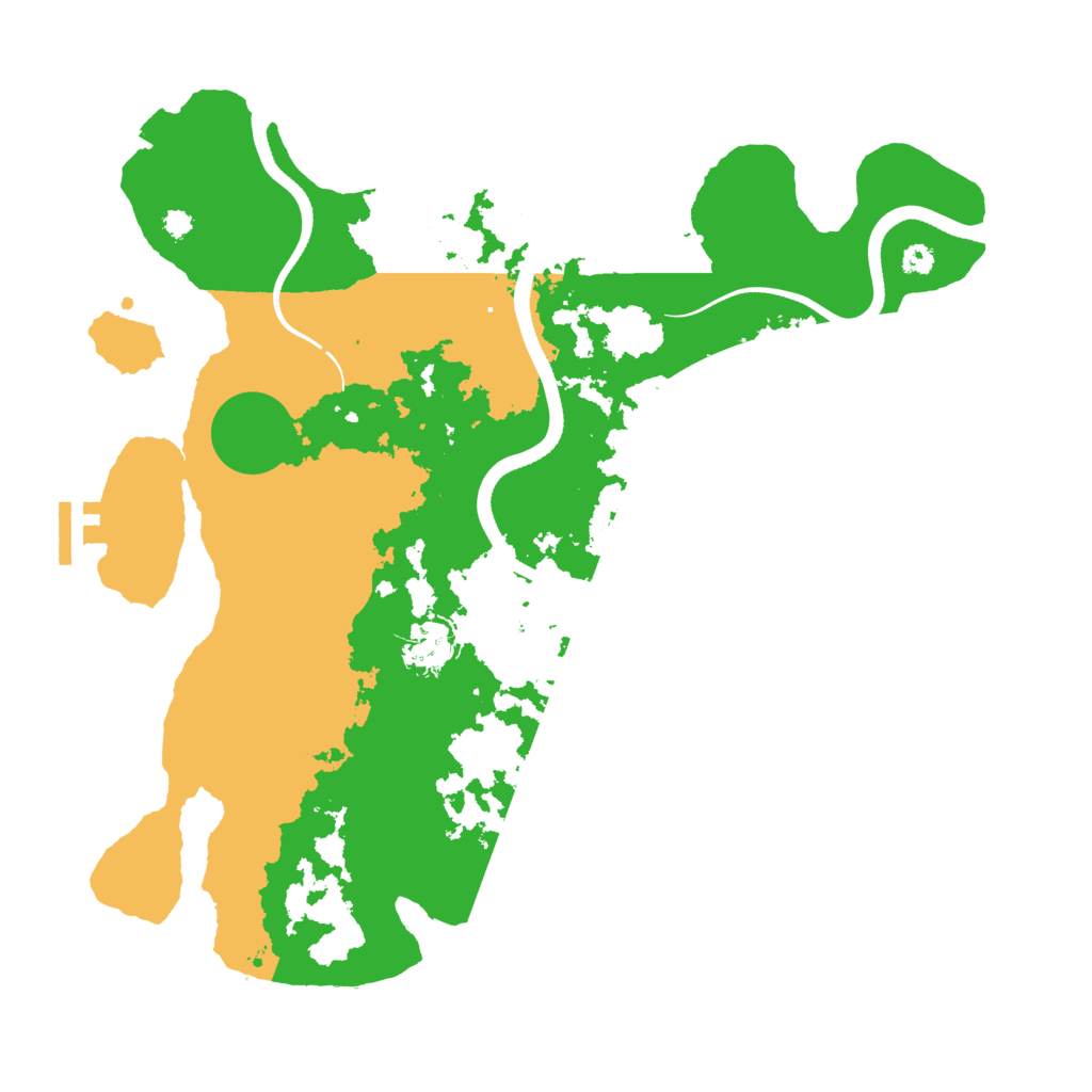 Biome Rust Map: Procedural Map, Size: 3500, Seed: 1720215908