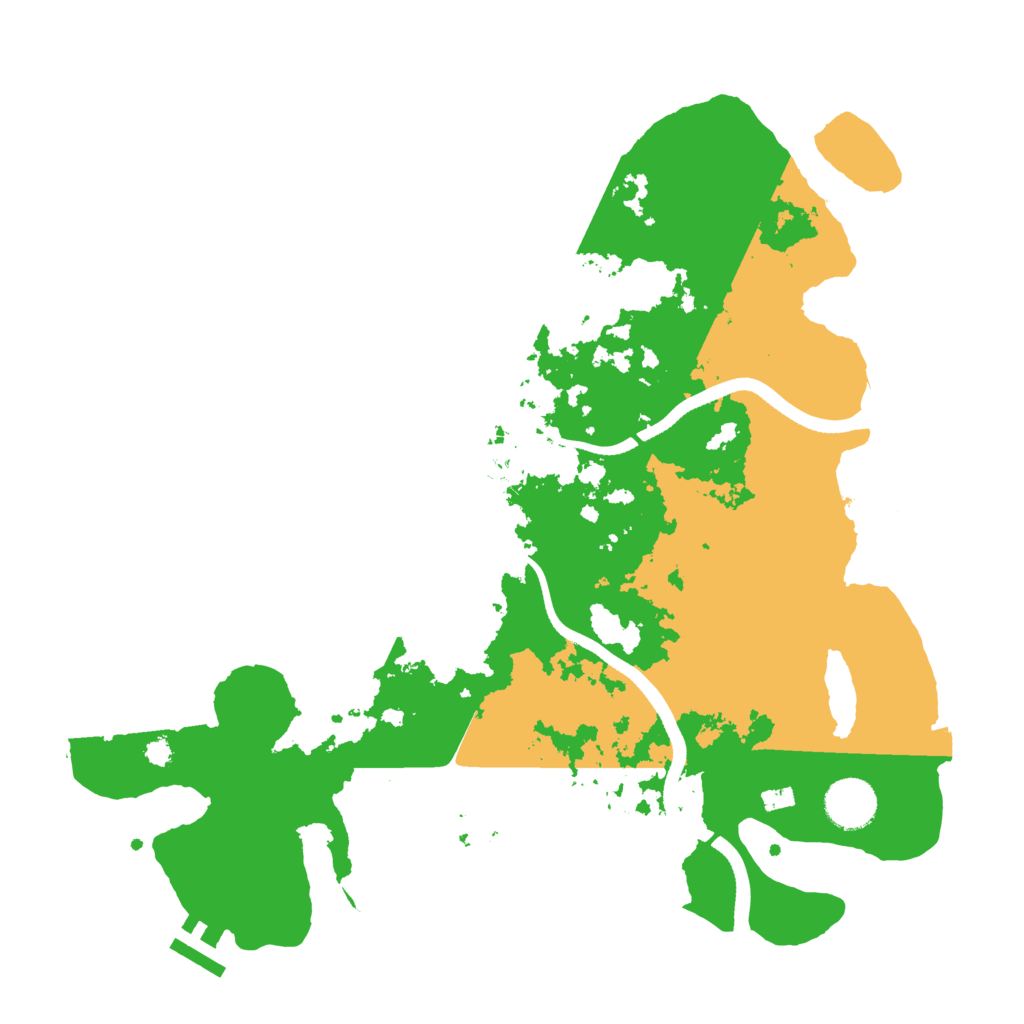Biome Rust Map: Procedural Map, Size: 3500, Seed: 537959880