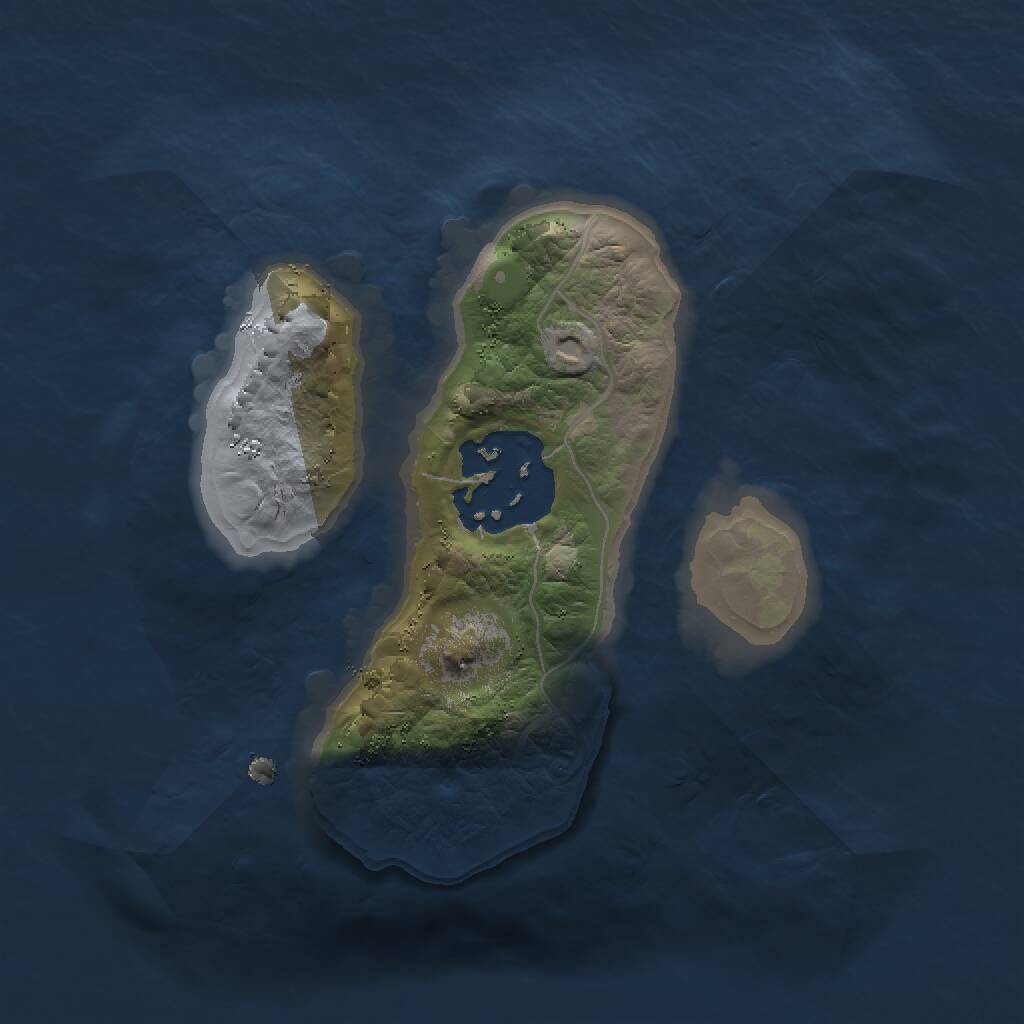 Rust Map: Procedural Map, Size: 1500, Seed: 691316827, 2 Monuments