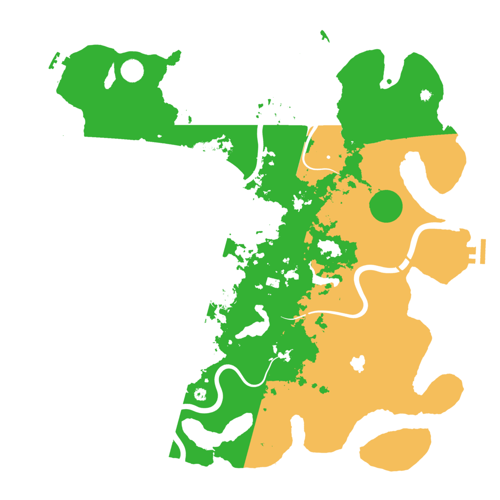 Biome Rust Map: Procedural Map, Size: 4050, Seed: 1157522610