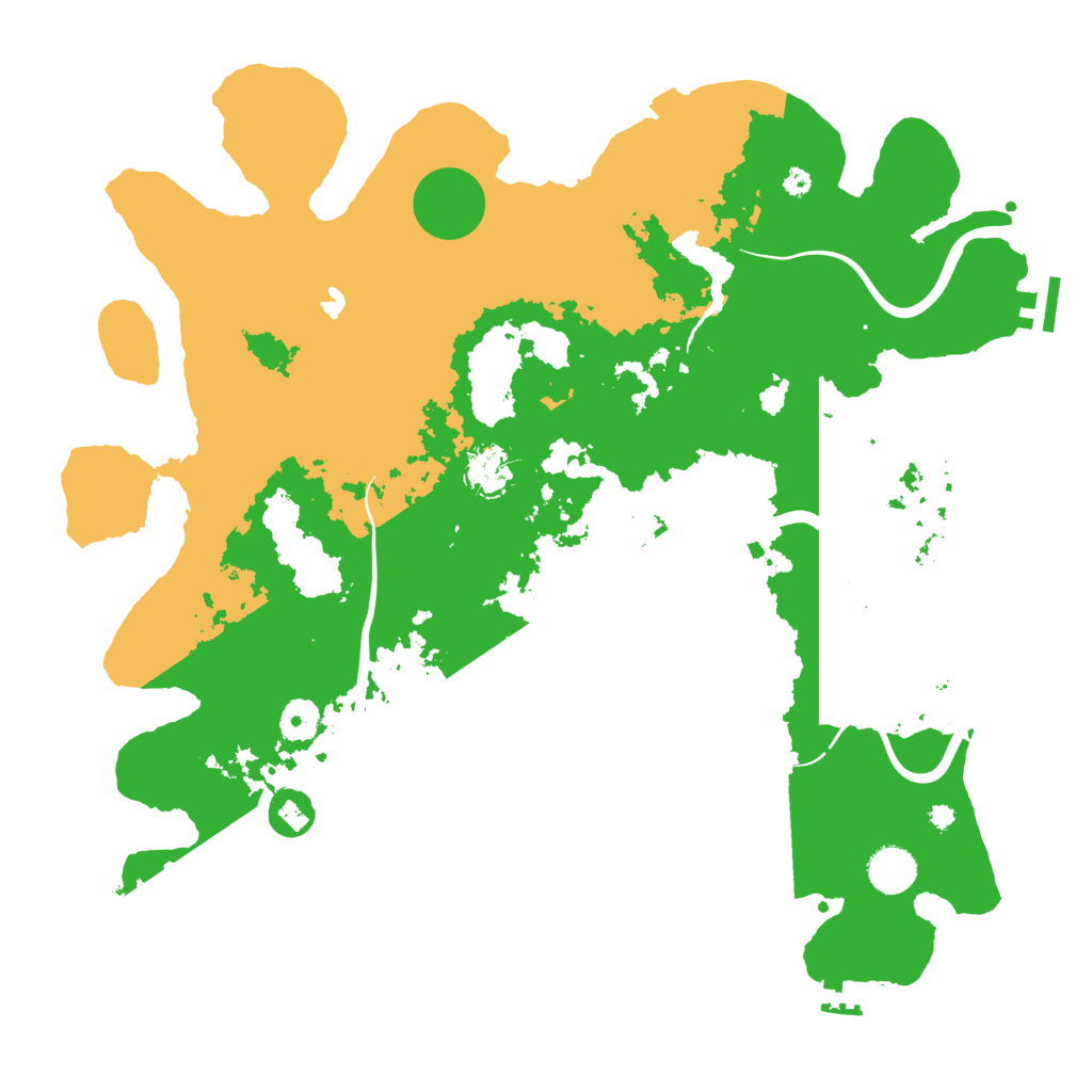Biome Rust Map: Procedural Map, Size: 4000, Seed: 2050235273