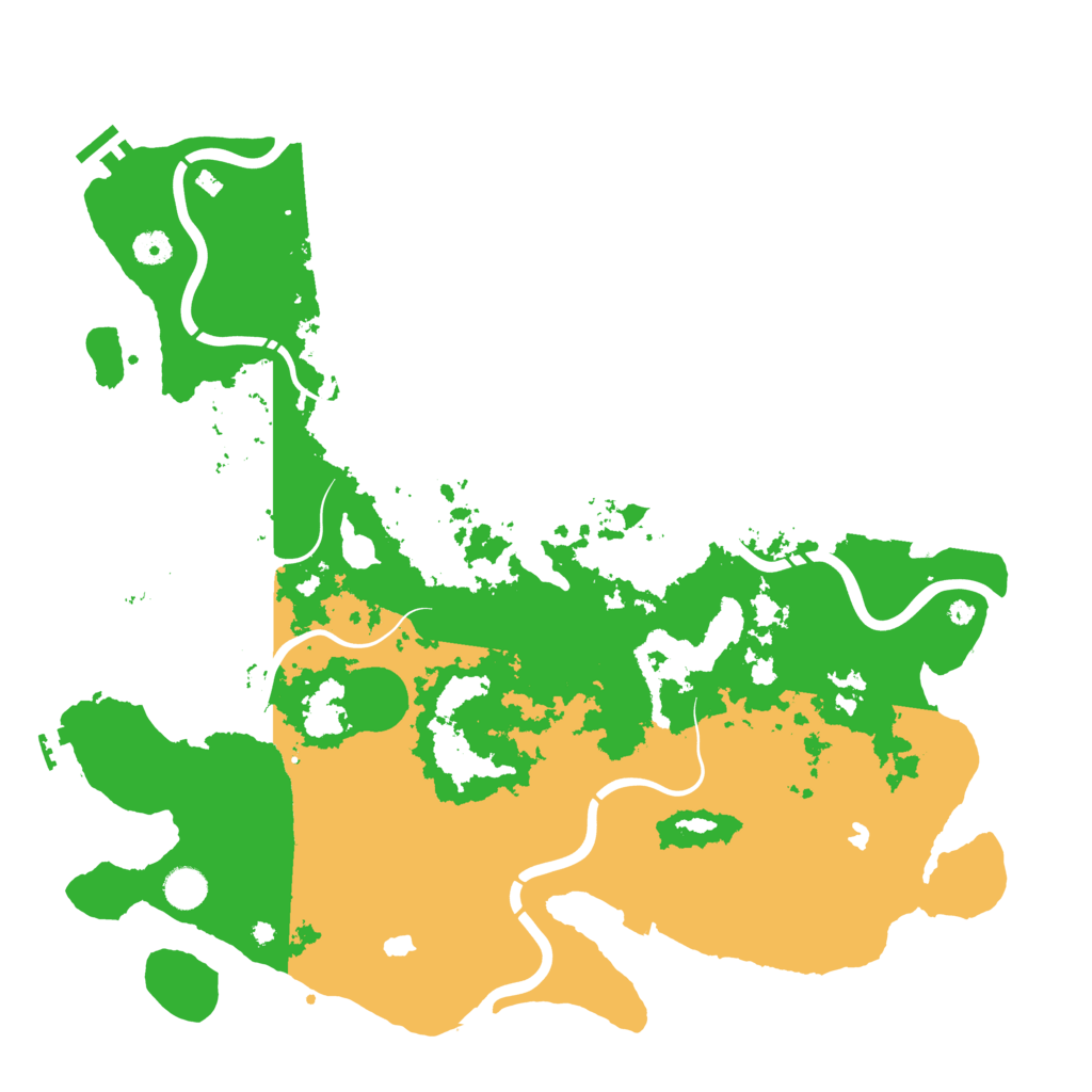 Biome Rust Map: Procedural Map, Size: 4500, Seed: 769546203