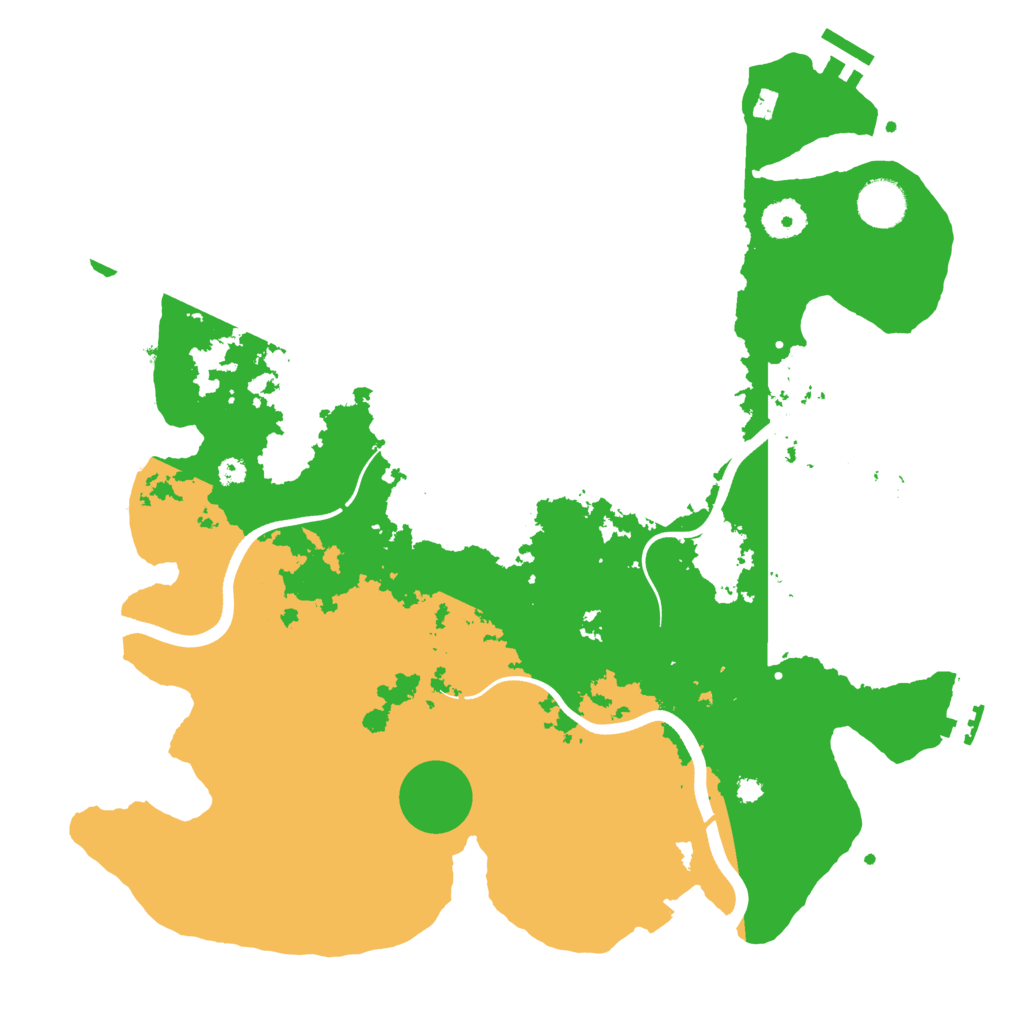 Biome Rust Map: Procedural Map, Size: 3700, Seed: 693836674