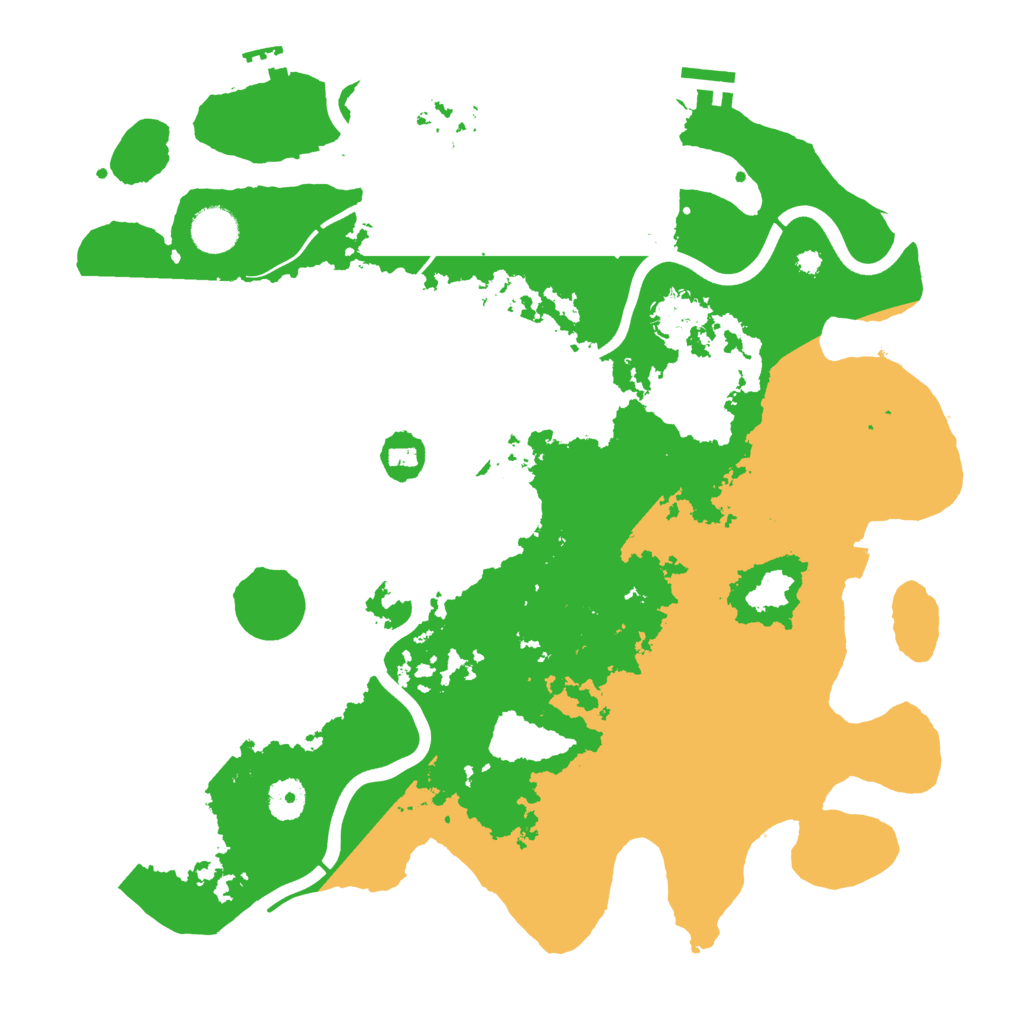 Biome Rust Map: Procedural Map, Size: 3850, Seed: 843726855